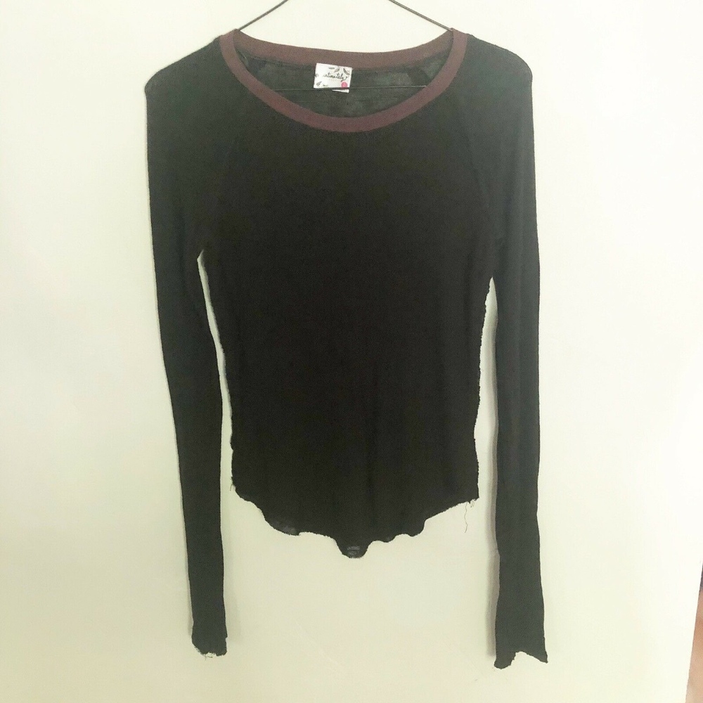 FP Basic Black Long Sleeve With Thumb Hole